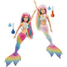 Лялька Барбі Русалонька міняє колір Barbie Dreamtopia Mermaid GTF89