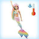 Лялька Барбі Русалонька міняє колір Barbie Dreamtopia Mermaid GTF89, фото 4