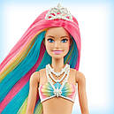 Лялька Барбі Русалонька міняє колір Barbie Dreamtopia Mermaid GTF89, фото 6