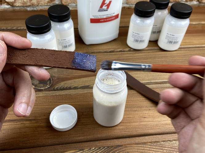 Клей для кожи БЕЗ ЗАПАХА на водной основе Z.TEX 4756 объем 100мл (ID ...