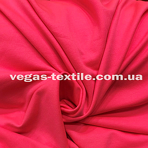 Тканина Двонитка Неон Рожевий (футер) Трикотаж