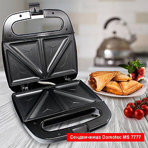 Сендвічниця Domotec MS 7777, фото 2