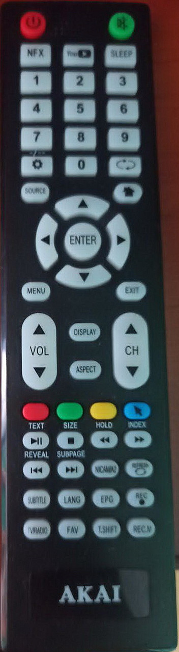 Пульт для телевізора AKAI UA39HD19T2S, UA40FHD19T2S, фото 1