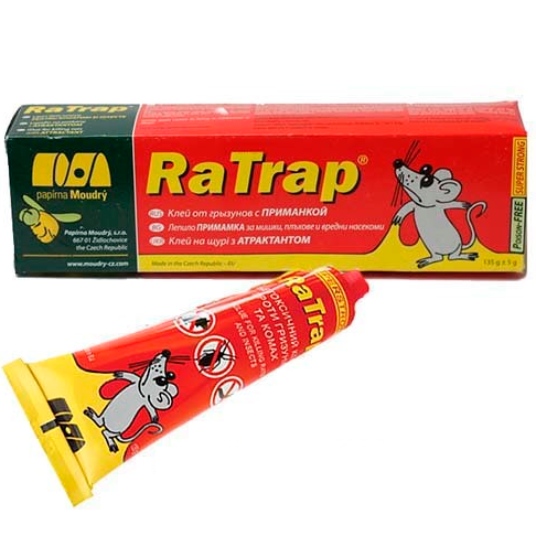 Клей RaTrap (Ратрап) для борьбы с грызунами и насекомыми-вредителями 135 г, Чехия - фото 1 - id-p493965115