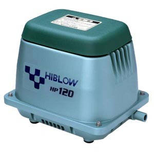 Мембранний компресор HIBLOW HP-120 для ставка, водойми, септика, хребт, озера