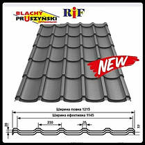 Металочерепиця RIF (Риф) Прушинський 0,5 RAL 3005, фото 3