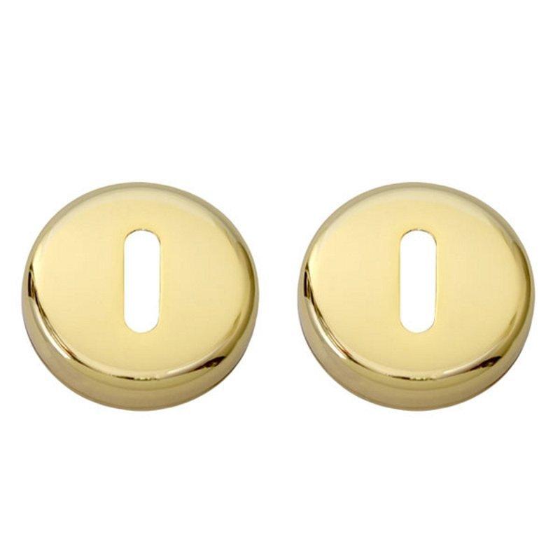 Дверна накладка (розетка) під ключ Colombo CD 23 BB Золото поліроване, фото 1