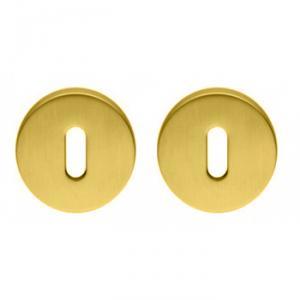 Дверна накладка (розетка) під ключ Colombo CD 43 BB Золото матове, фото 1