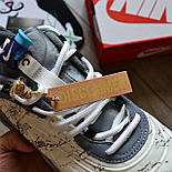 Чоловічі кросівки Nike Air Max 270 React 'Grey' Travis Scott осінь-весна демісезонні. Живе фото. топ (взуття чоловіче), фото 8