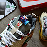 Чоловічі кросівки Nike Air Max 270 React Travis Scott бежеві осінь-весна демісезонні. Живе фото. топ, фото 6