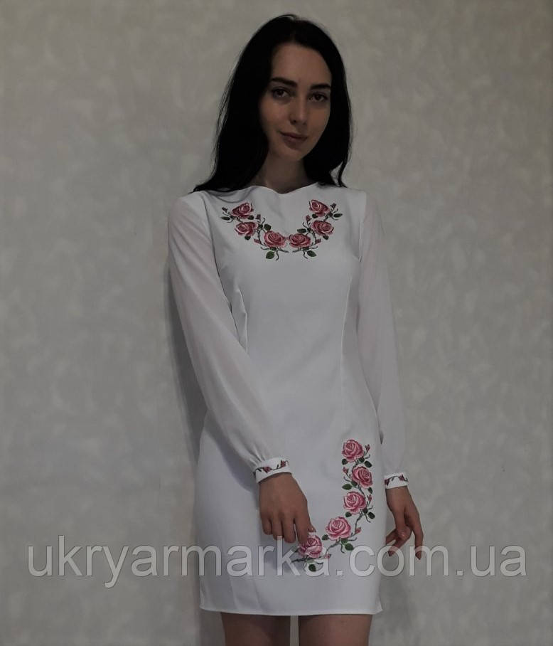 Молодіжне вишите платтячко "Свято літа"