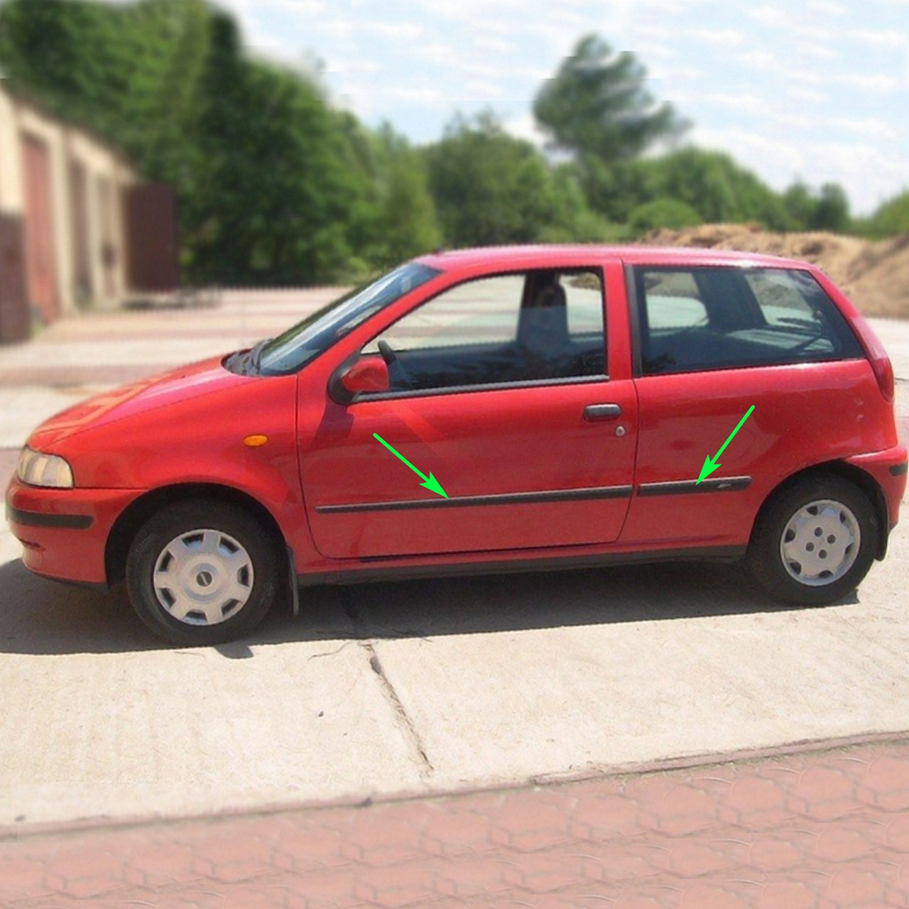 Молдинги на двері для Fiat Punto I 3-х дверний 1993-1999