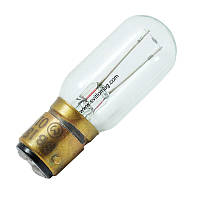 Лампа розжарювання оптична ОП 6-15-1 B15d