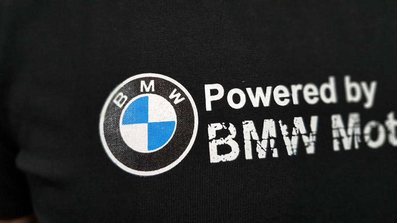 Мужская спортивная футболка Puma BMW черная трикотаж коттон - фото 2 - id-p1419812212