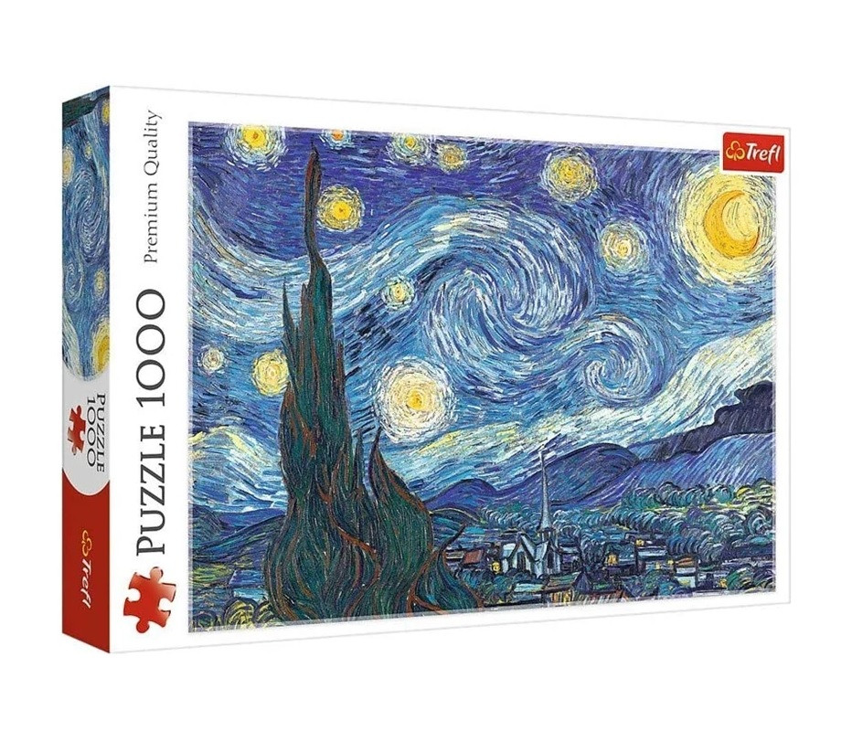 Пазл "Вінсент ван Гог. Зоряна ніч", 1000 елементів Trefl Art Collection (5900511105605)