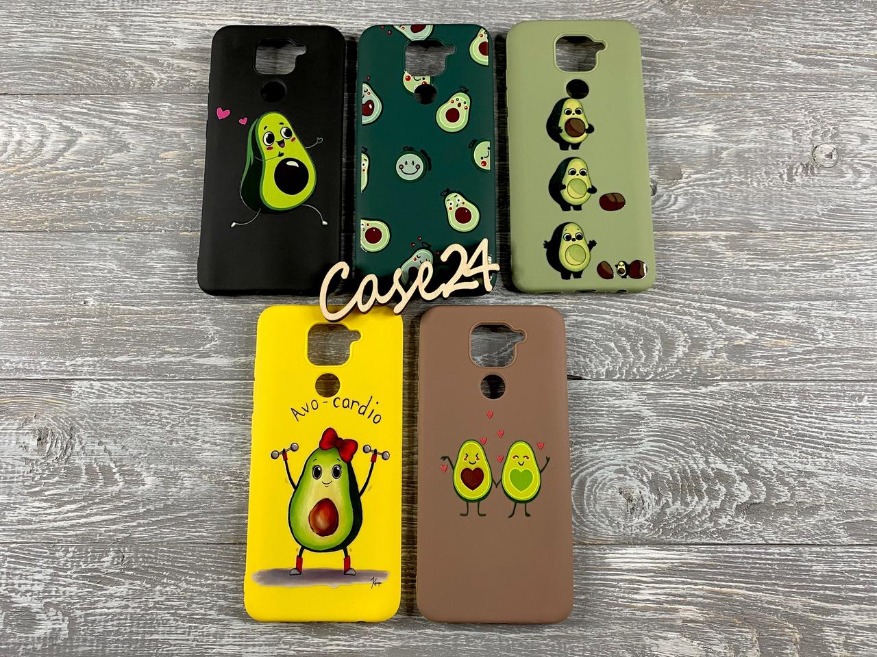 Чохол New Avocado case на Xiaomi Redmi Note 9 (5 видів)