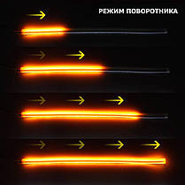 Ходові вогні з поворотником, що біжить Light soft article lamp (габарити, поворотники, аварійка), фото 6