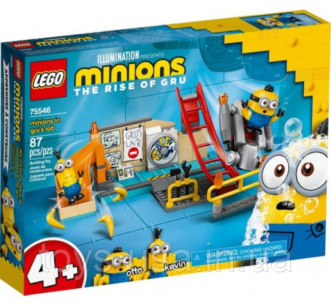 Конструктор Лего Lego Minions Міньйони в лабораторії Грю 75546, фото 1