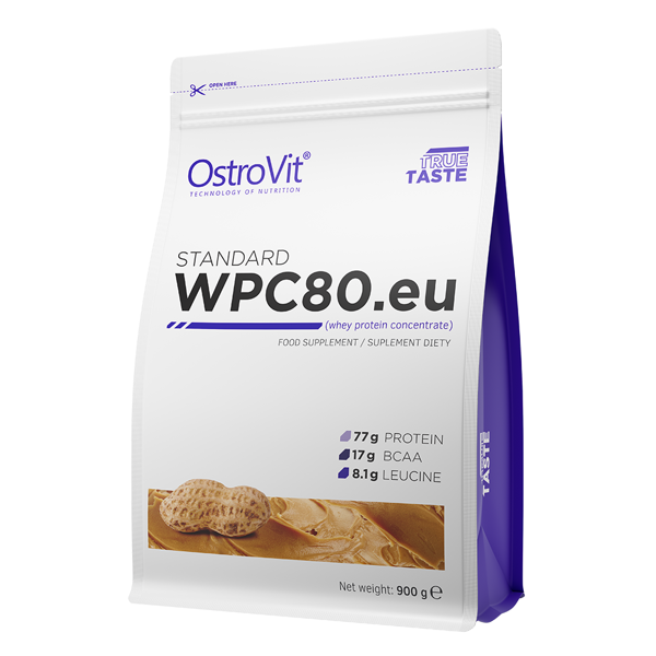 Протеїн Standard WPC80.eu OstroVit 900 г Арахісова паста