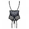 Корсет еротичний - Obsessive 866-COR-1 corset & thong L/XL, фото 3