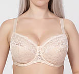 Бюстгальтер із напівм'якою чашкою мереживною на кісточках кави з молоком, фото 6