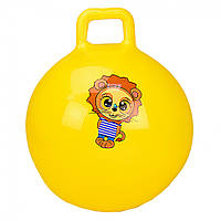 М'яч для фітнесу CB4502 у вигляді гирі  Жовтий