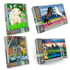 Пазли 1500 ел асорті С1500-04-01,02,03,,,,,010