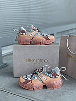 Кросівки Jimmy Choo Diamond Trail Trainers Pink, фото 3