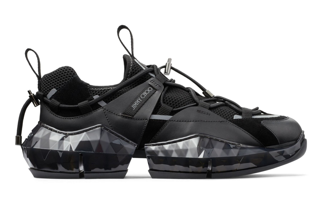 Кросівки Jimmy Choo Diamond Trail Trainers Black