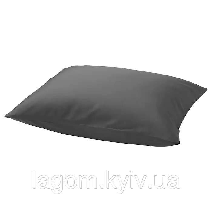 Наволочка темно-сірі IKEA NATTJASMIN 50x60 см ІКЕА НАТТЯСМІН