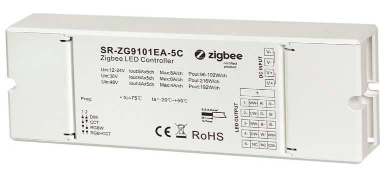 Світлодіодний контролер Zigbee SR-ZG9101EA-5C 5каналів SUNRICHER 16767о