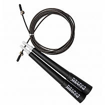 Скакалка швидкісна Power System PS-4033 Crossfit Jump Rope Black (2,8m.), фото 2