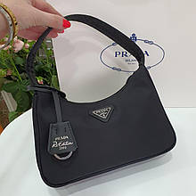 Жіноча модна тканинна сумка Prada Прада (репліка клас ААА)