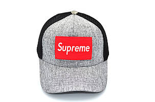 Дитяча Бейсболка тракер-сітка Classic Supreme 53-55cm Світло-сірий меланж (CL 30319-83), фото 2