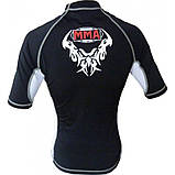 Рашгард для MMA Power System 001 Dragon S Black/White, фото 4