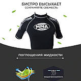 Рашгард для MMA Power System 001 Dragon S Black/White, фото 8