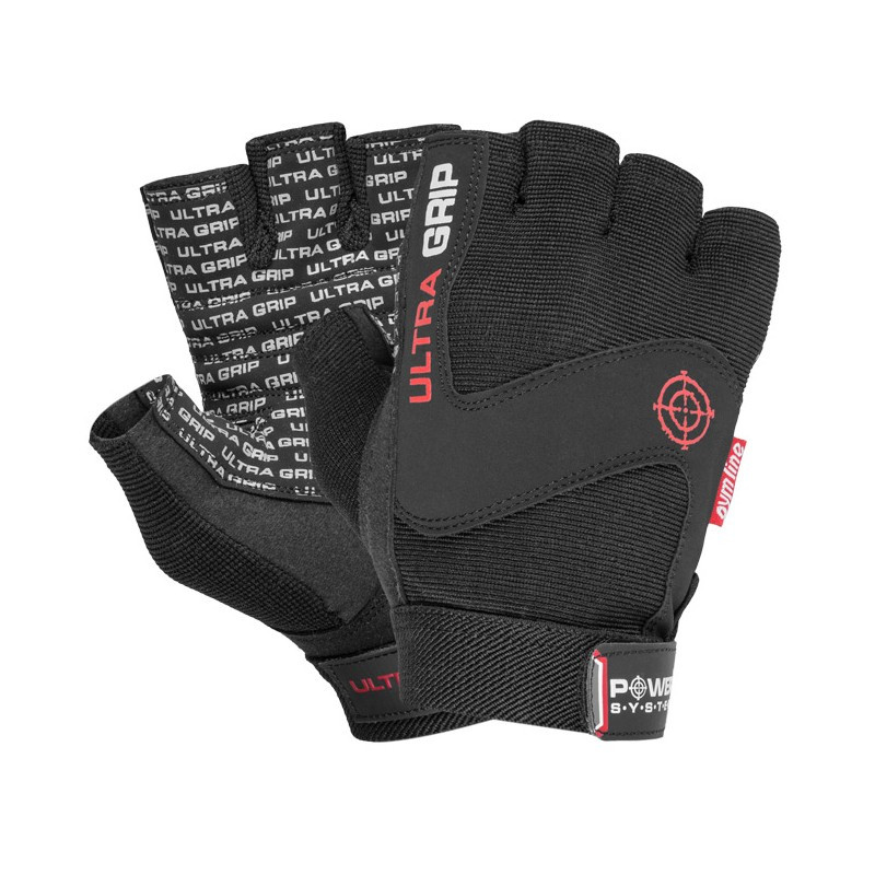 Рукавички для фітнесу і важкої атлетики Power System Ultra Grip PS-2400 Black XXL