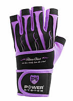 Рукавички для фітнесу і важкої атлетики Power System Fitness Chica жіночі PS-2710 Purple L