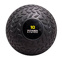 М'яч SlamBall для кросфіту і фітнесу Power System PS-4116 10кг рифлений