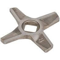 Ніж для м'ясорубки Zelmer ZMMA028X (A863109.00) 10003883 D=55.5mm s=5mm Отвір=10x10mm NR8 (двосторонній) EHA