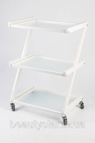 Тележка для наращивания ресниц тележки косметологические 3 полки стекло ...