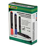 Маркер перманентний 4OFFICE синій (4-104-blue), фото 2