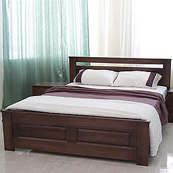 Ліжко дерев'яне двоспальне Клеопатра (масив бука)