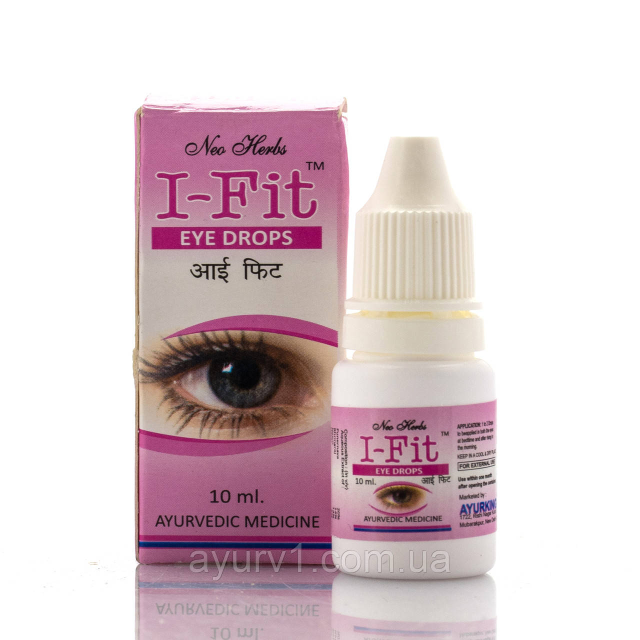 Краплі для очей Ай-Фіт Нео Хербс/I-Fit Eye Dops Neo Herbs у разі кон'юнктивіту, ослабленого зору