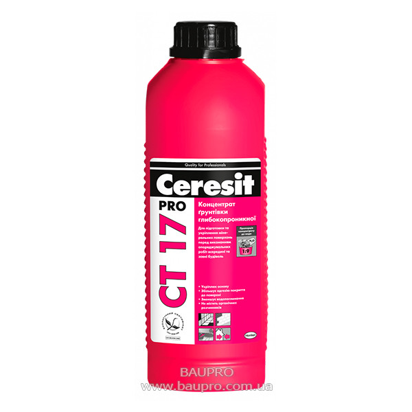 Ґрунт-концентрат CERESIT CT 17 Pro глибокопроникний, 1 л