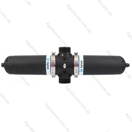 Фільтр дисковий подвійний довгий 4 дюйма 100 м3/год, фото 1