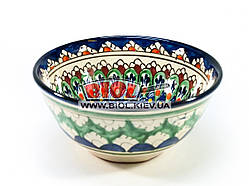 Миска вузбекська глибока 16х7,5 см 600 мл, ручний розпис (варіант 3)
