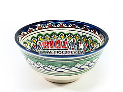 Миска вузбекська глибока 16х7,5 см 600 мл, ручний розпис (варіант 4)