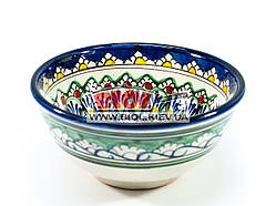 Миска узбецька глибока 16х7,5см 600мл, ручна розпис (варіант 8)