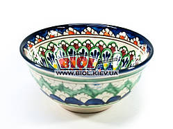 Миска вузбекська глибока 16х7,5 см 600 мл, ручний розпис (варіант 9)